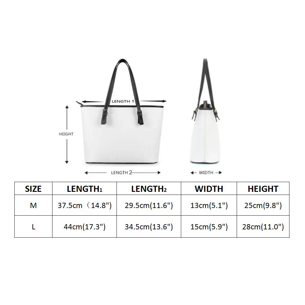 Sixty Eight 93 Logo White Black Women's Tote Bag | PU