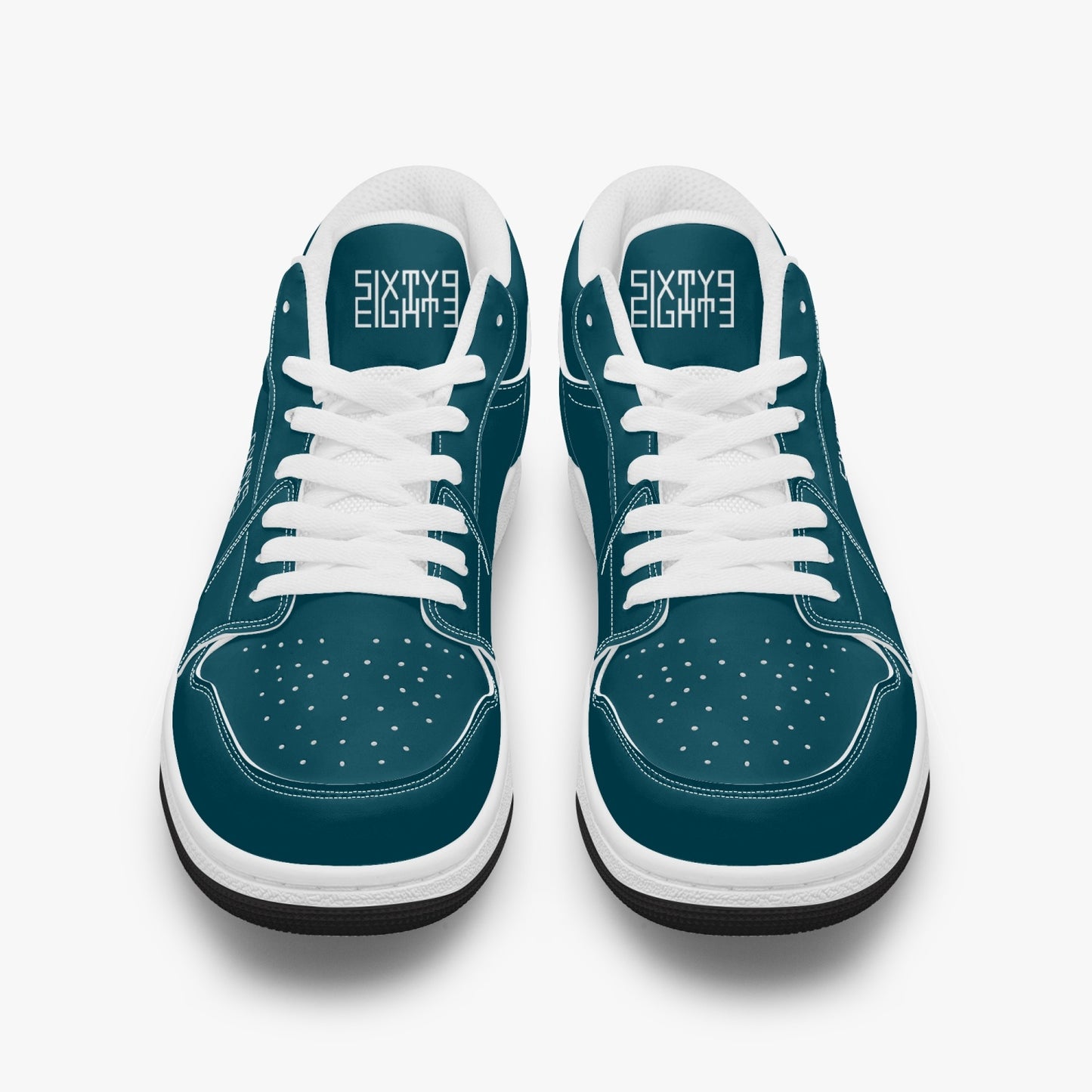 Sixty Eight 93 Logo White Dark Teal SENTLT1 Shoes