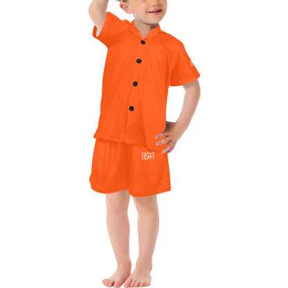 Sixty Eight 93 Little Boys' V-Neck Short Pajama Set