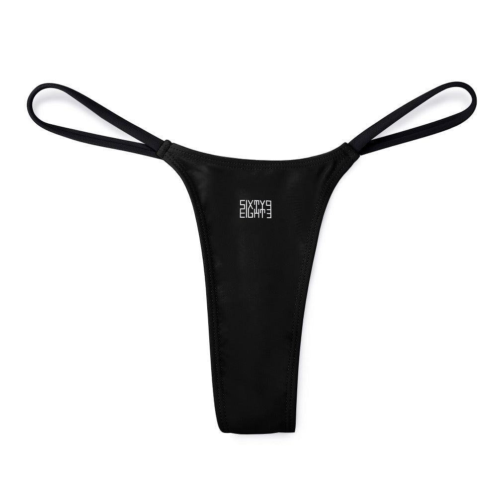 Sixty Eight 93 Logo White Thin Thongs