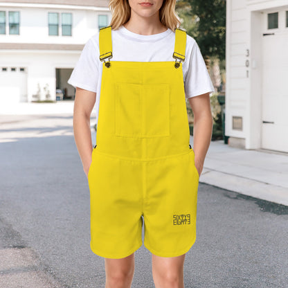 Sixty Eight 93 Logo Black Lemonade Overalls