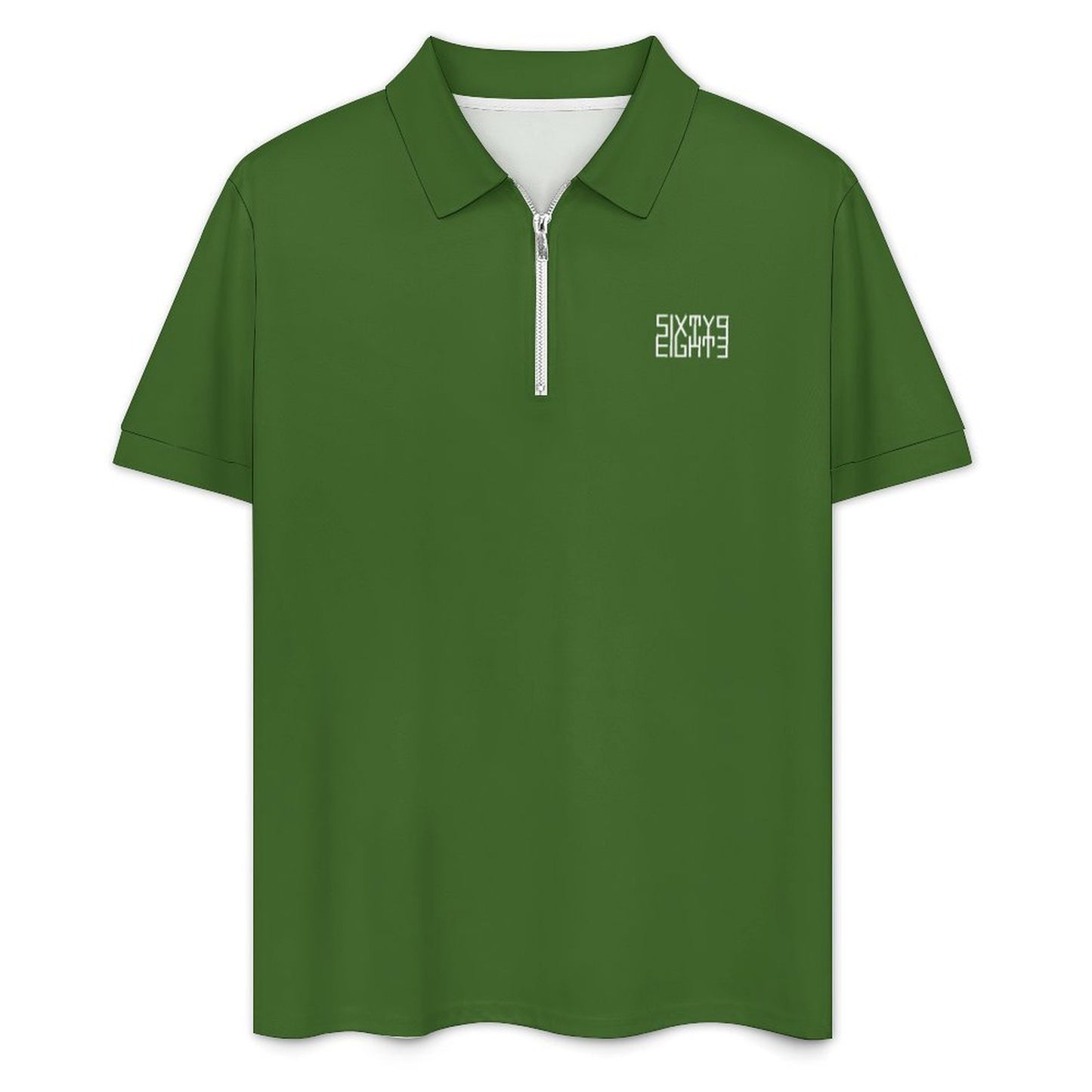Sixty Eight 93 Men's Mughal Green Zip-Up Polo Set