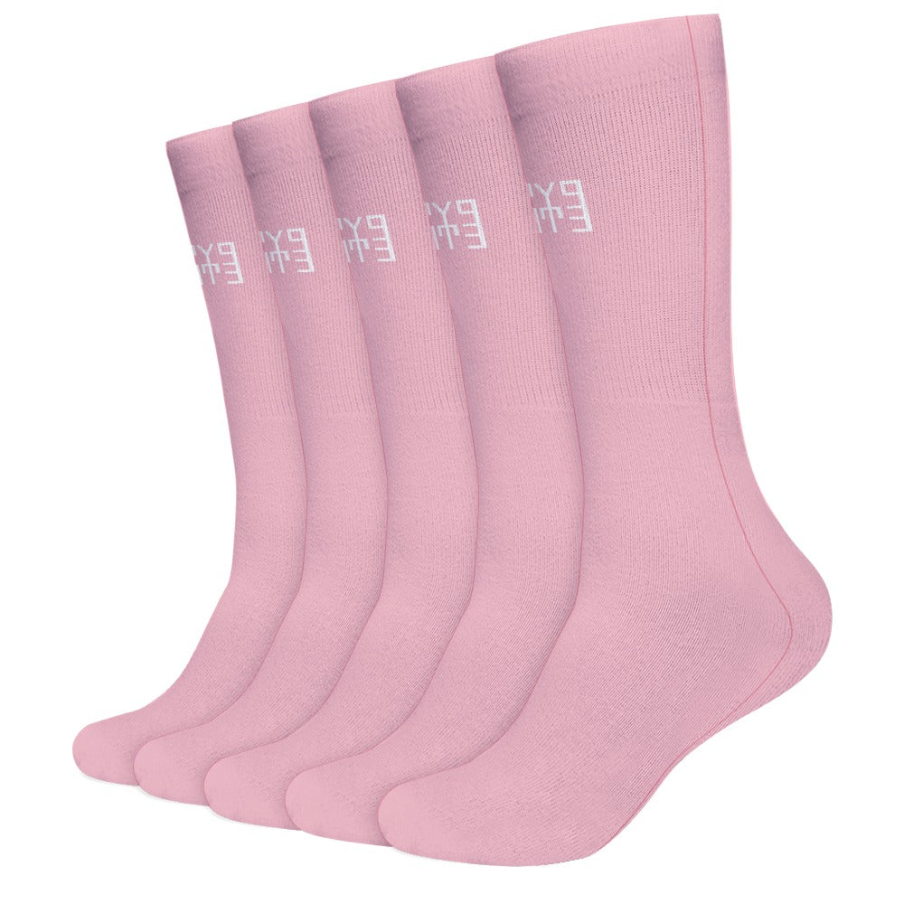 Sixty Eight 93 Logo White Premium Socks (Pack of 5)