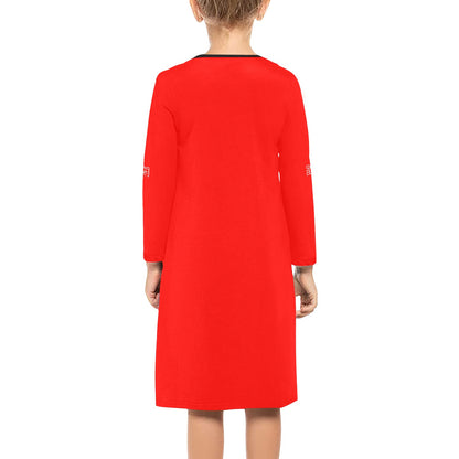 Sixty Eight 93 Girls' Long Sleeve Dress