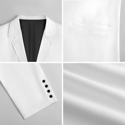 Sixty Eight 93 Men's Dark Orange Notched Blazer