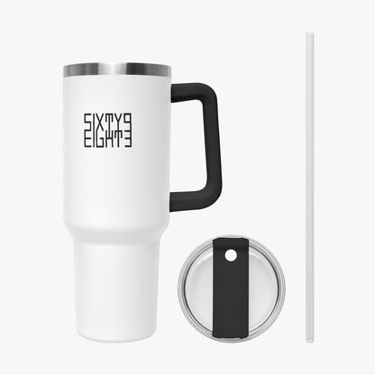 Sixty Eight 93 Logo Black White 40oz Hydrator Tumbler Cup