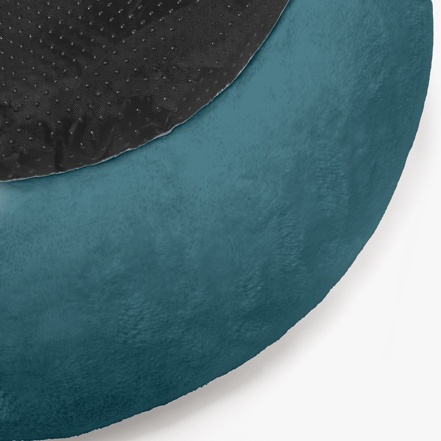 Sixty Eight 93 Logo White Dark Teal Round Large Size Pet Bed