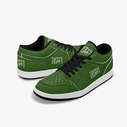 Sixty Eight 93 Logo White Forest Green SENTLT1 Shoes