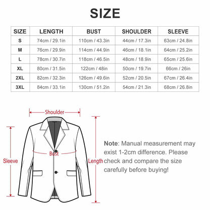 Sixty Eight 93 Men's Dark Orange Notched Blazer