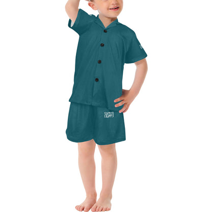 Sixty Eight 93 Little Boys' V-Neck Short Pajama Set