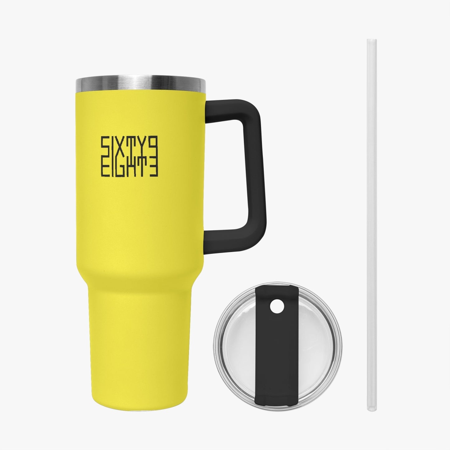 Sixty Eight 93 Logo Black Lemonade 40oz Hydrator Tumbler Cup