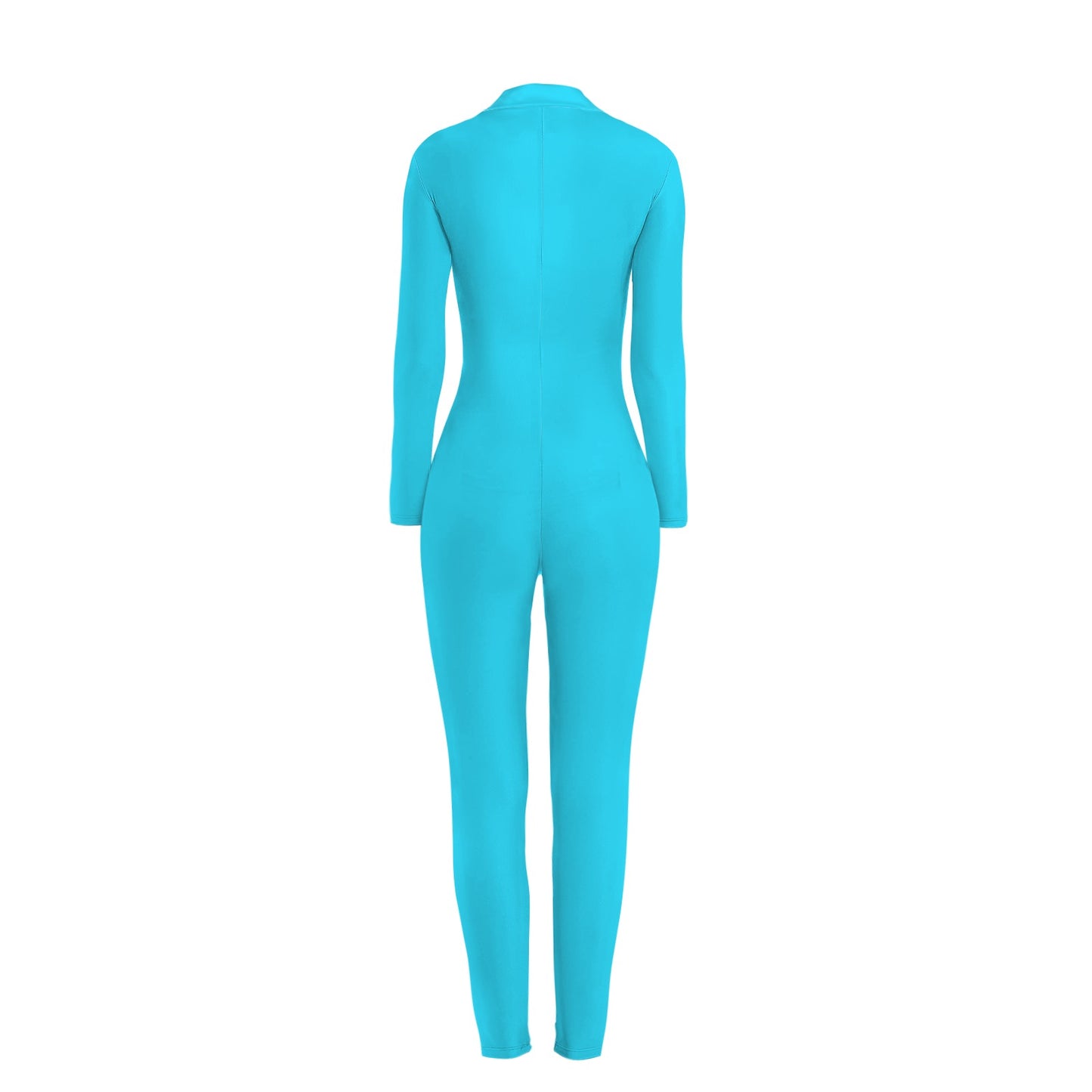 Sixty Eight 93 Aqua Blue Skinny Fit Jumpsuit