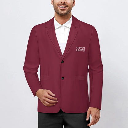 Sixty Eight 93 Antique Ruby Men's Notched Blazer
