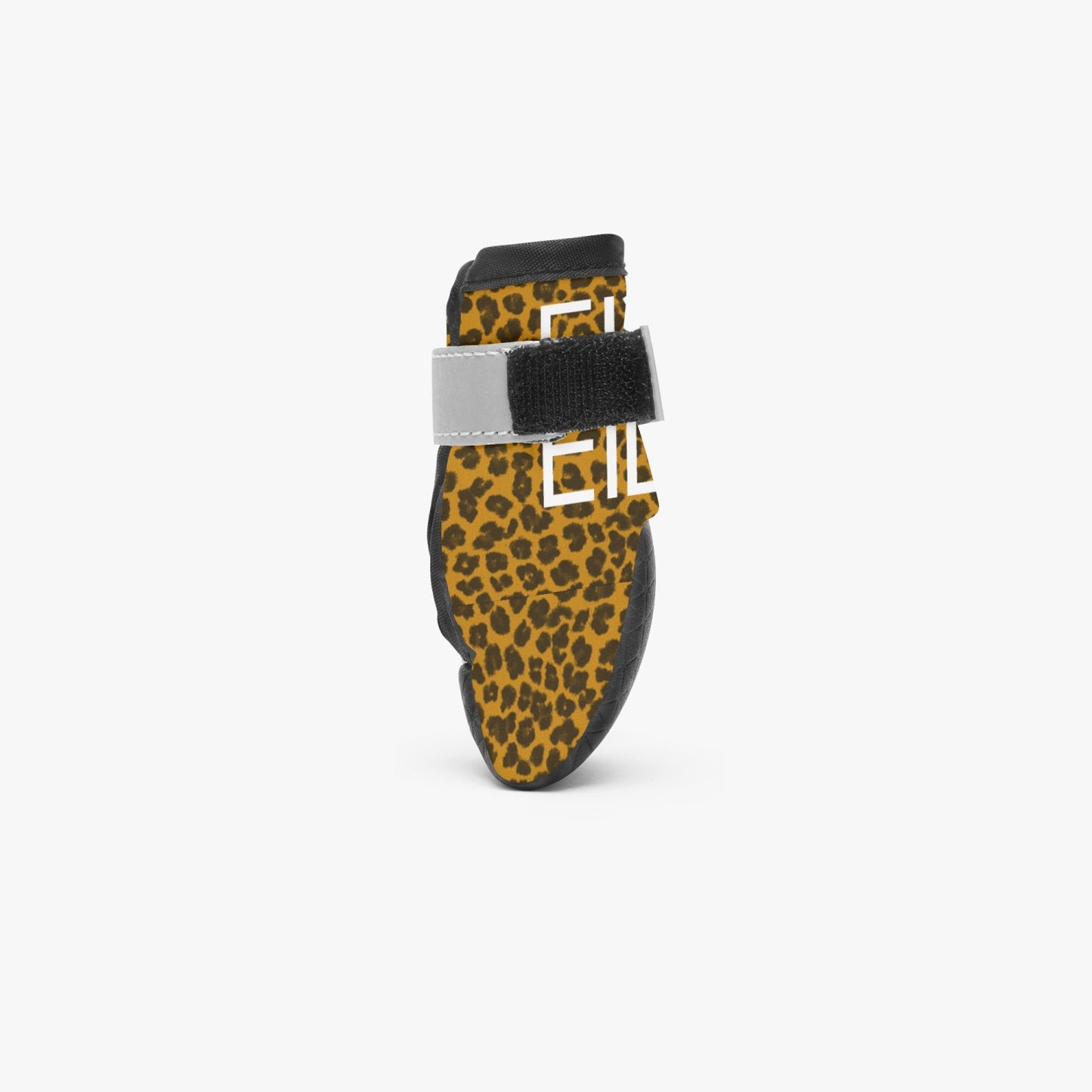 Sixty Eight 93 Logo White Cheetah Orange Dog Shoes