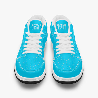 Sixty Eight 93 Logo White Aqua Blue SENTLT1 Shoes