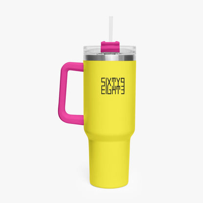 Sixty Eight 93 Logo Black Lemonade 40oz Hydrator Tumbler Cup