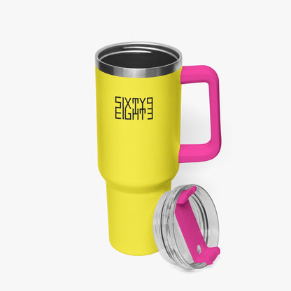 Sixty Eight 93 Logo Black Lemonade 40oz Hydrator Tumbler Cup