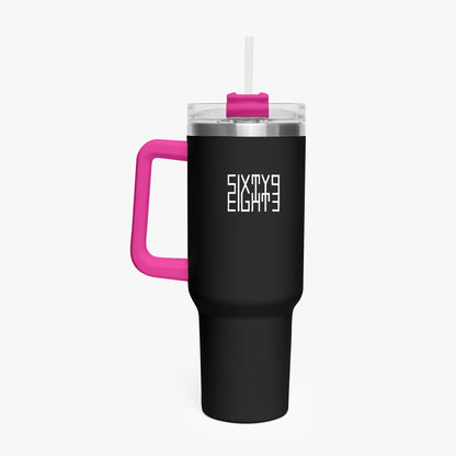 Sixty Eight 93 Logo White Black 40oz Hydrator Tumbler Cup