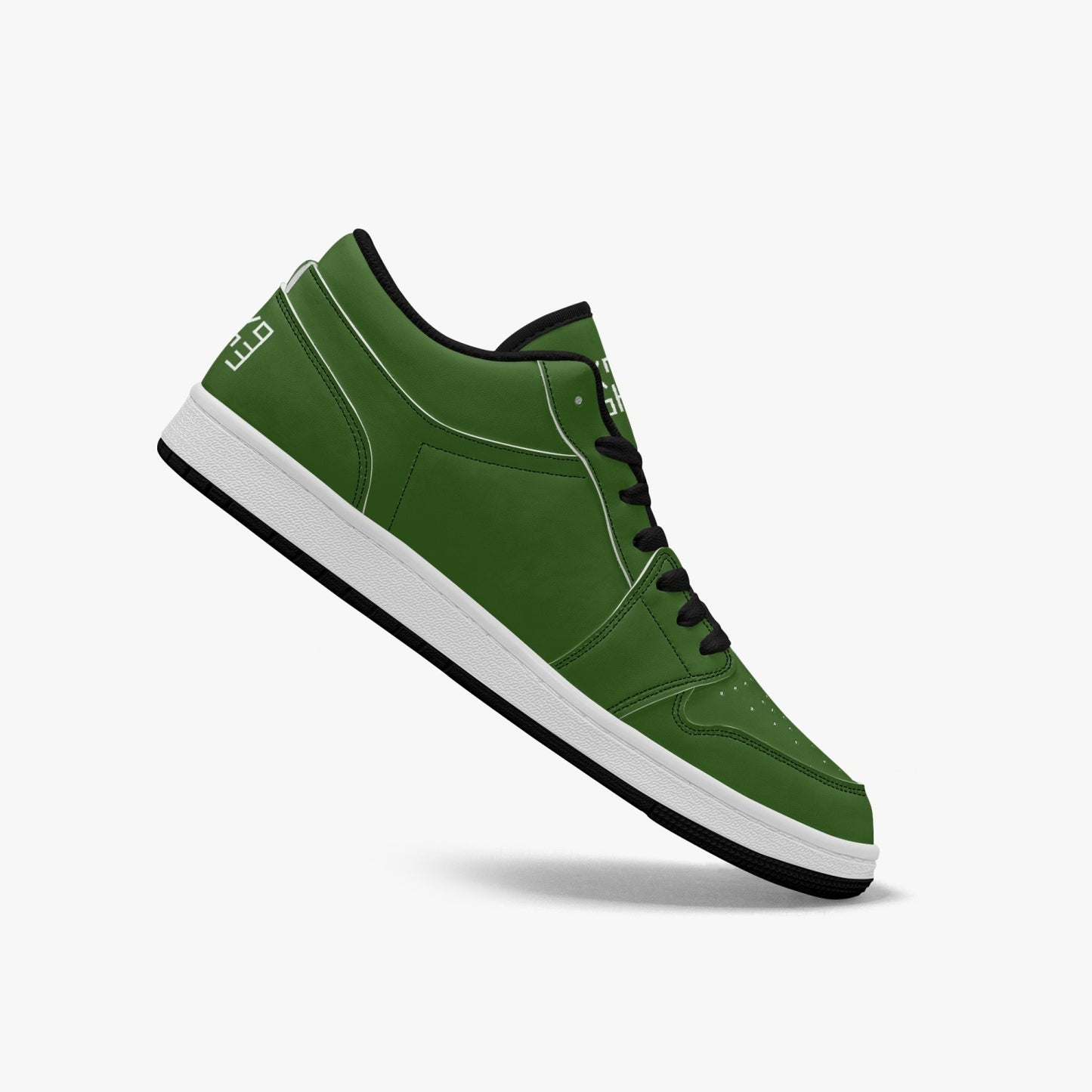 Sixty Eight 93 Logo White Forest Green SENTLT1 Shoes