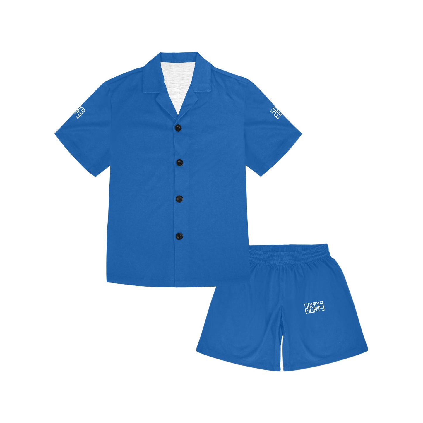 Sixty Eight 93 Little Boys' V-Neck Short Pajama Set