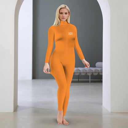 Sixty Eight 93 Orange Skinny Fit Jumpsuit