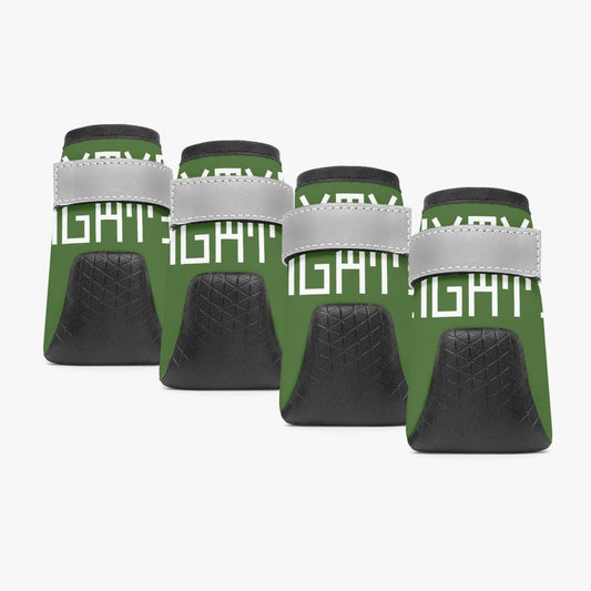 Sixty Eight 93 Logo White Forest Green Dog Shoes