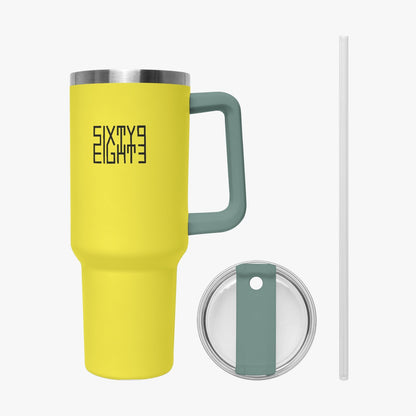 Sixty Eight 93 Logo Black Lemonade 40oz Hydrator Tumbler Cup