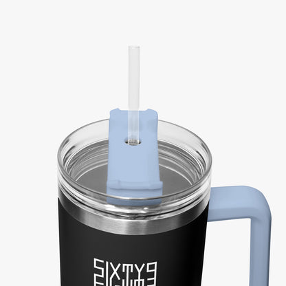 Sixty Eight 93 Logo White Black 40oz Hydrator Tumbler Cup