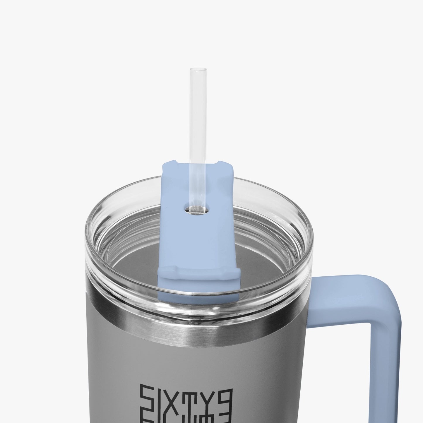 Sixty Eight 93 Logo Black Grey 40oz Hydrator Tumbler Cup