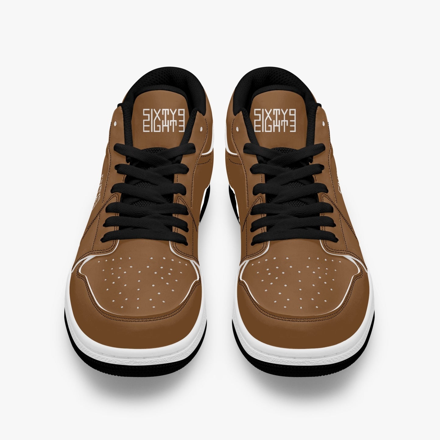 Sixty Eight 93 Logo White Chocolate Brown SENTLT1 Shoes