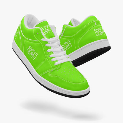 Sixty Eight 93 Logo White Lime Green SENTLT1 Shoes