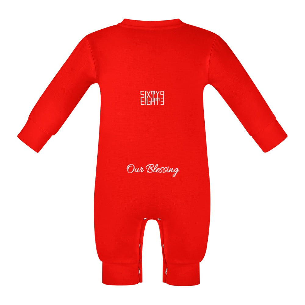 Sixty Eight 93 "Our Blessing" Baby Romper