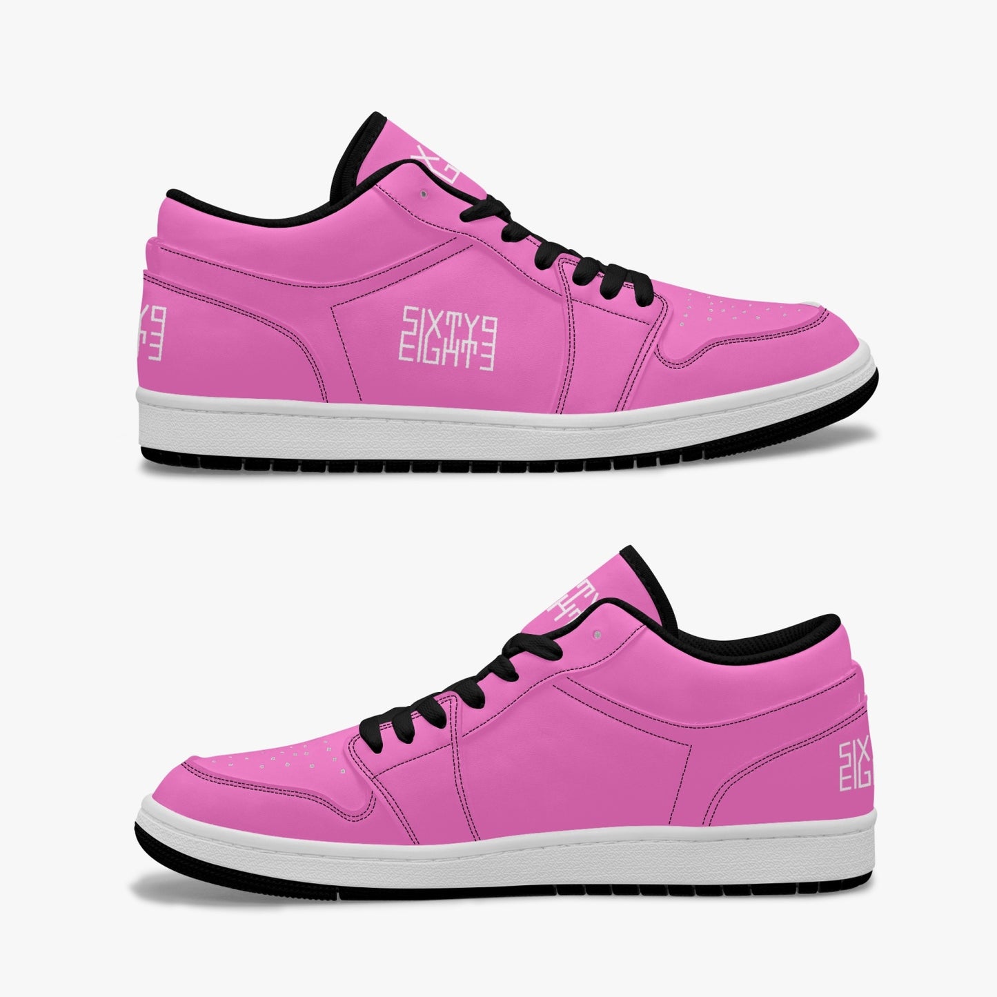 Sixty Eight 93 Logo White Pink SENTLT1 Shoes