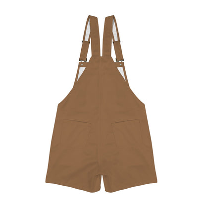Sixty Eight 93 Logo White Chocolate Brown Overalls