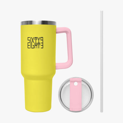 Sixty Eight 93 Logo Black Lemonade 40oz Hydrator Tumbler Cup