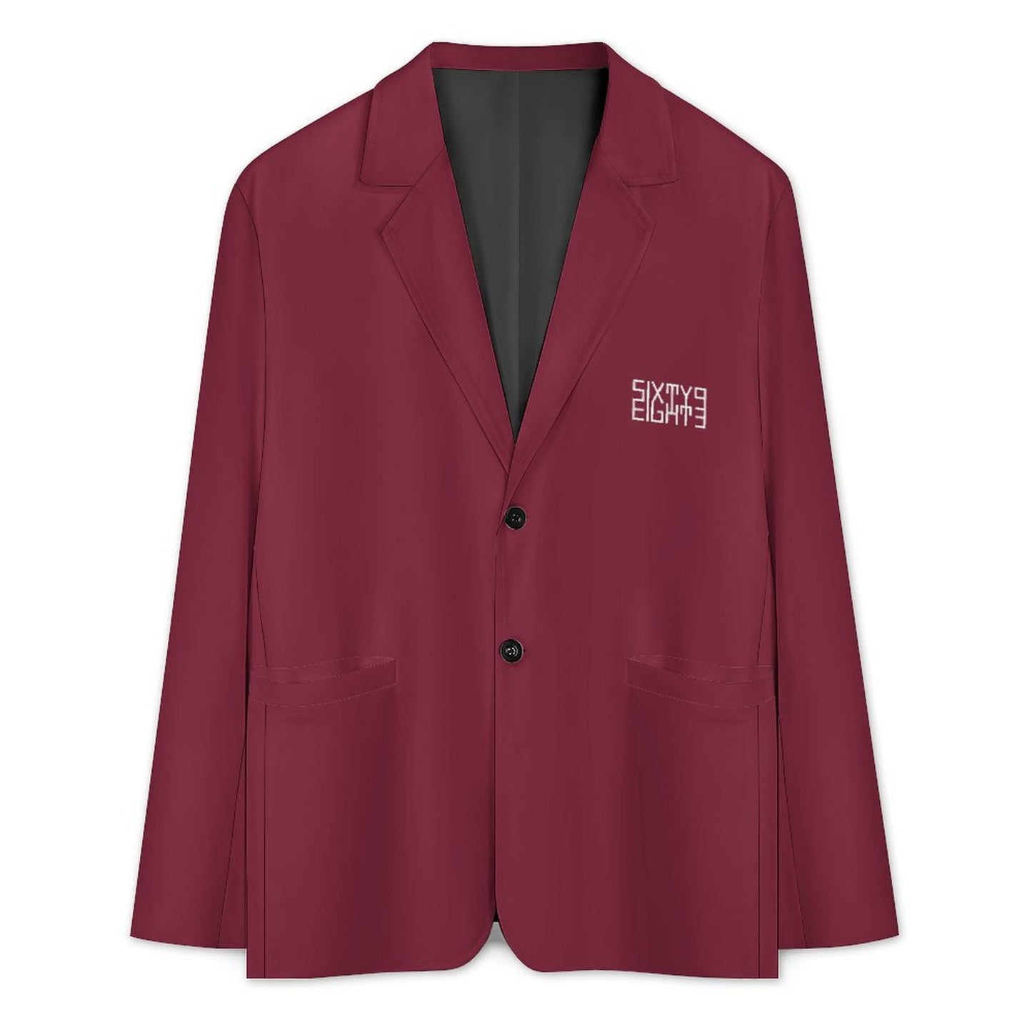 Sixty Eight 93 Antique Ruby Men's Notched Blazer