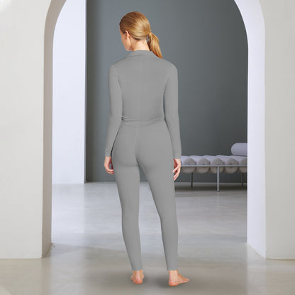 Sixty Eight 93 Grey Skinny Fit Jumpsuit