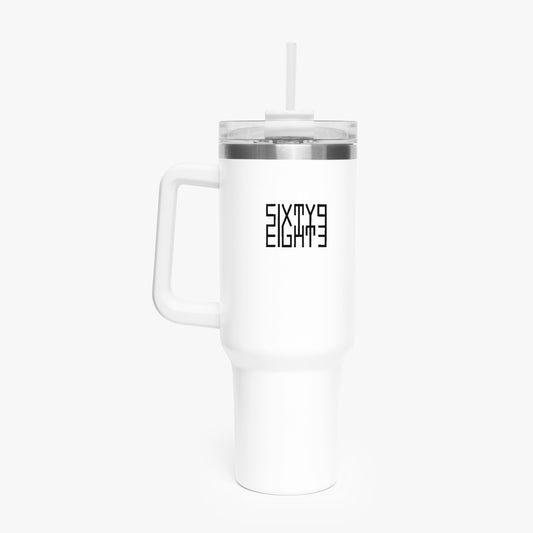 Sixty Eight 93 Logo Black White 40oz Hydrator Tumbler Cup