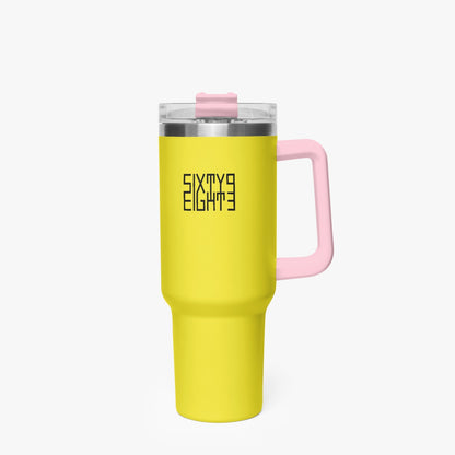 Sixty Eight 93 Logo Black Lemonade 40oz Hydrator Tumbler Cup