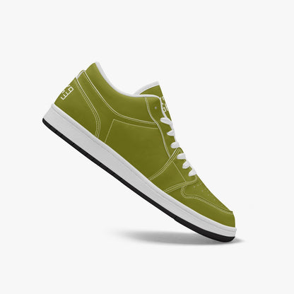 Sixty Eight 93 Logo White Olive Green SENTLT1 Shoes
