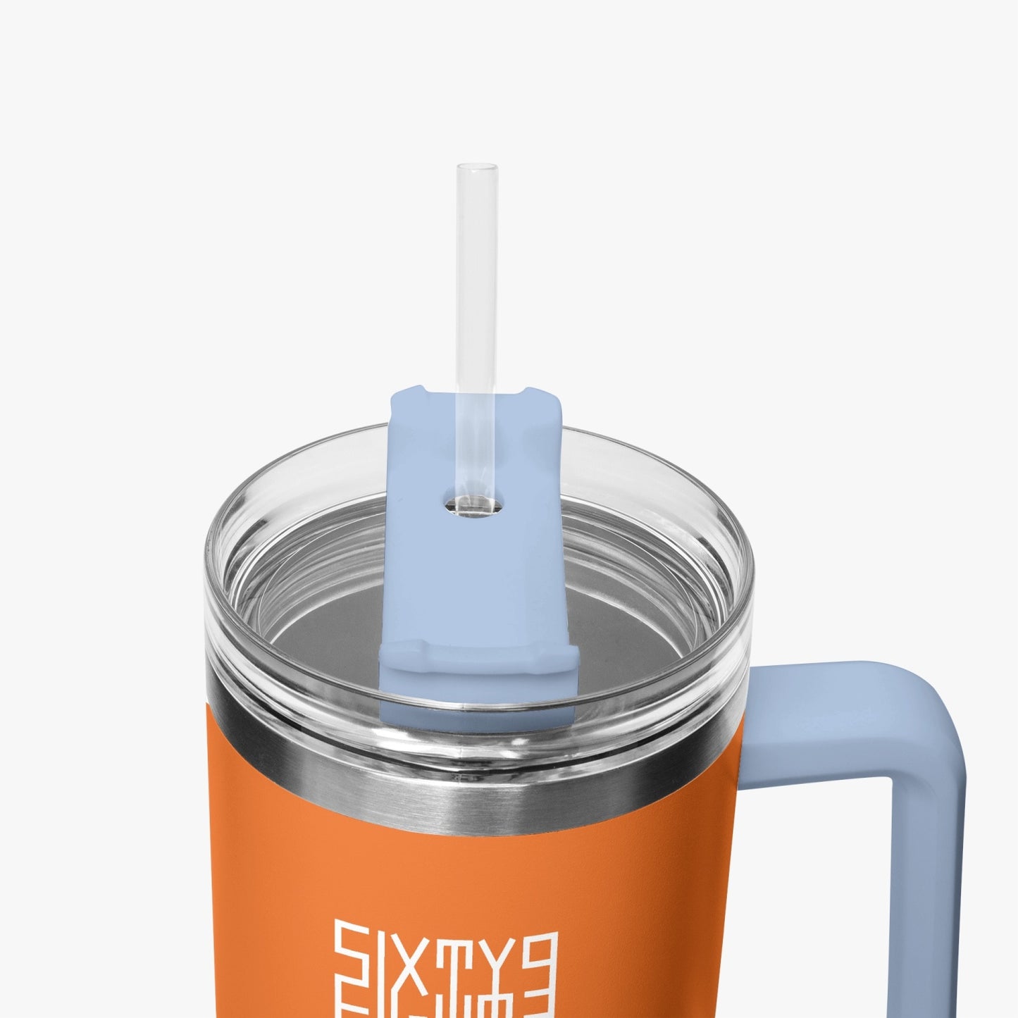 Sixty Eight 93 Logo White Netherland Orange 40oz Hydrator Tumbler Cup