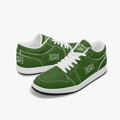 Sixty Eight 93 Logo White Forest Green SENTLT1 Shoes