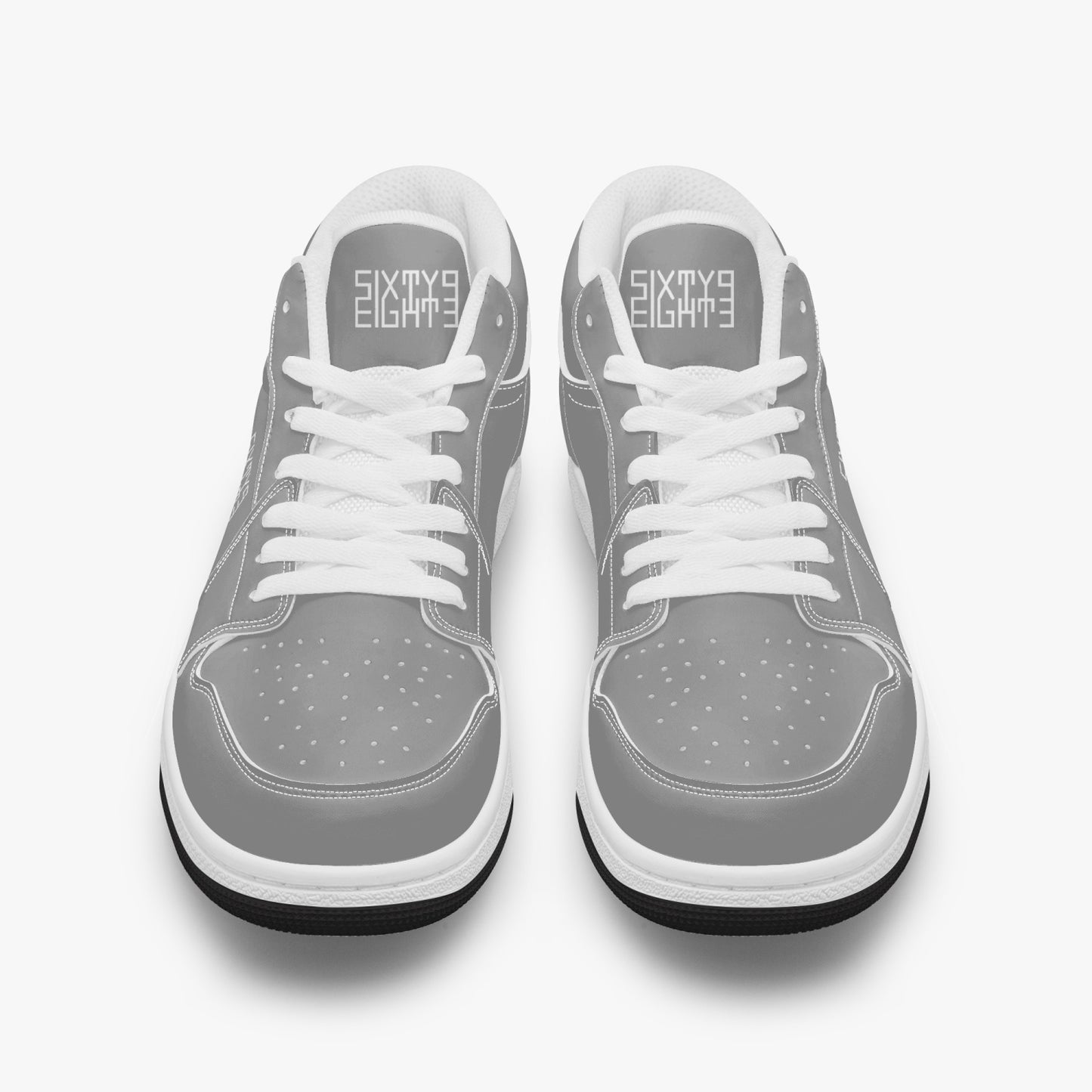 Sixty Eight 93 Logo White Grey SENTLT1 Shoes