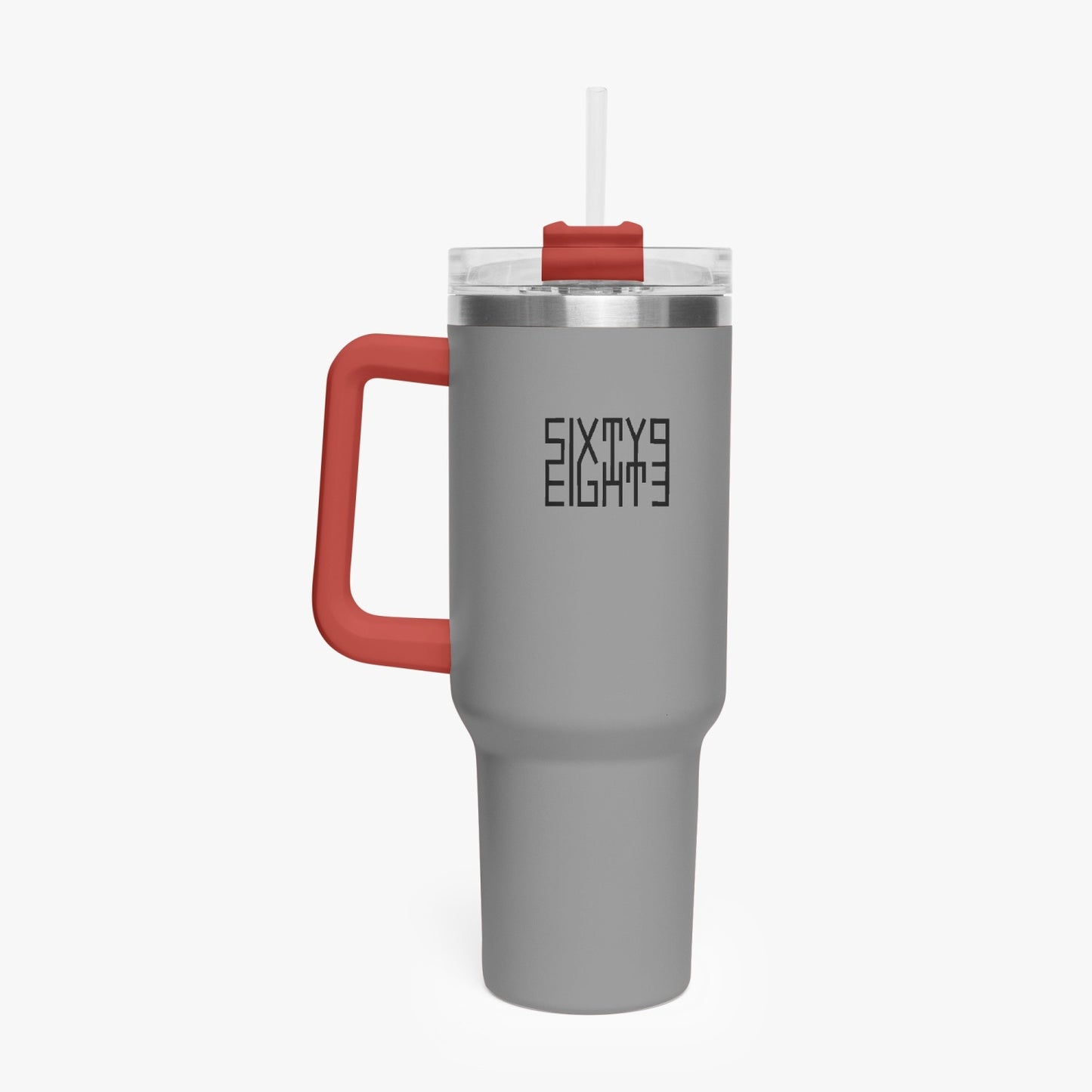 Sixty Eight 93 Logo Black Grey 40oz Hydrator Tumbler Cup