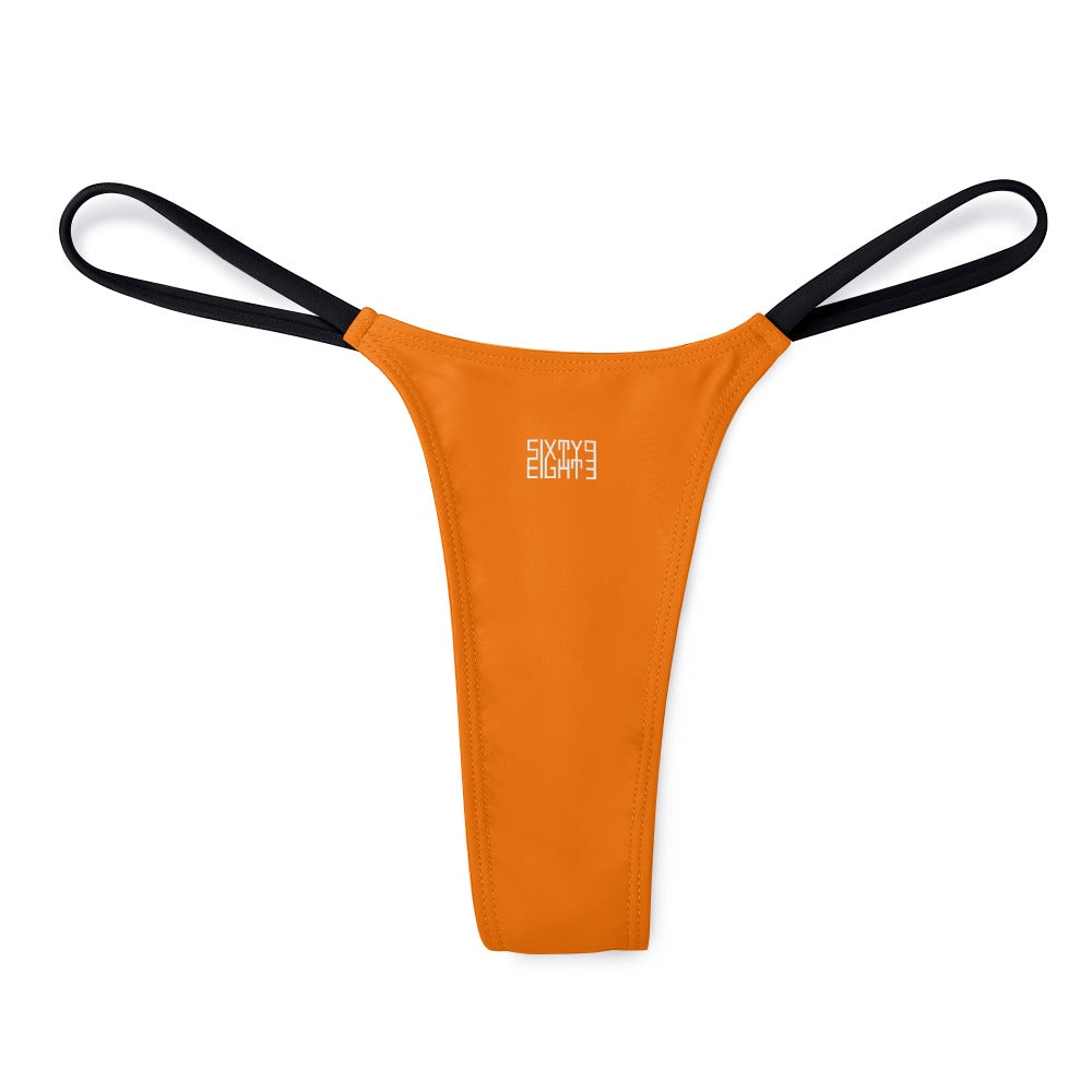 Sixty Eight 93 Logo White Thin Thongs