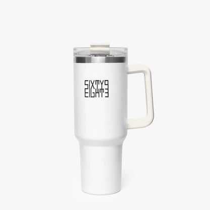 Sixty Eight 93 Logo Black White 40oz Hydrator Tumbler Cup