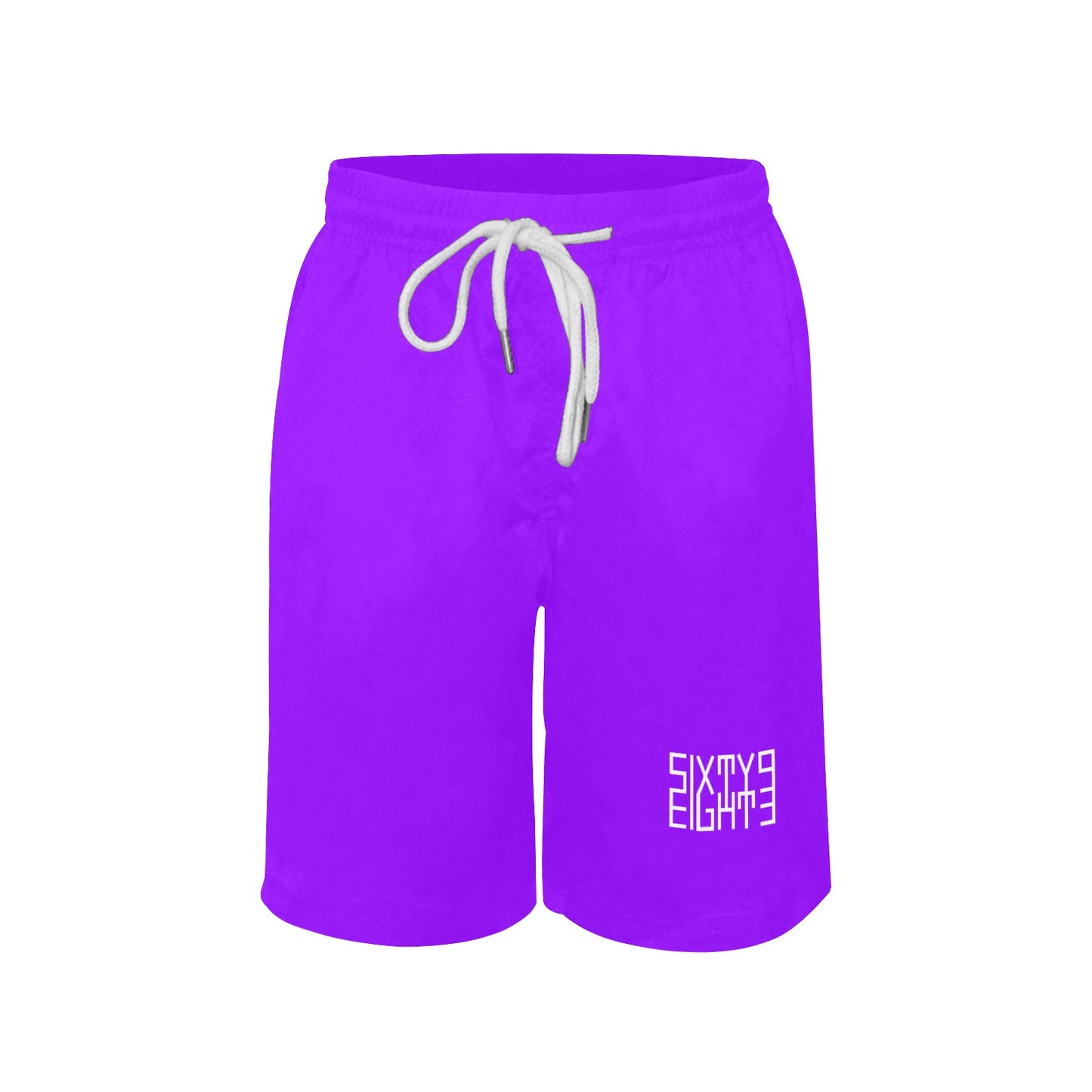 Sixty Eight 93 Logo White Boys' Casual Beach Shorts