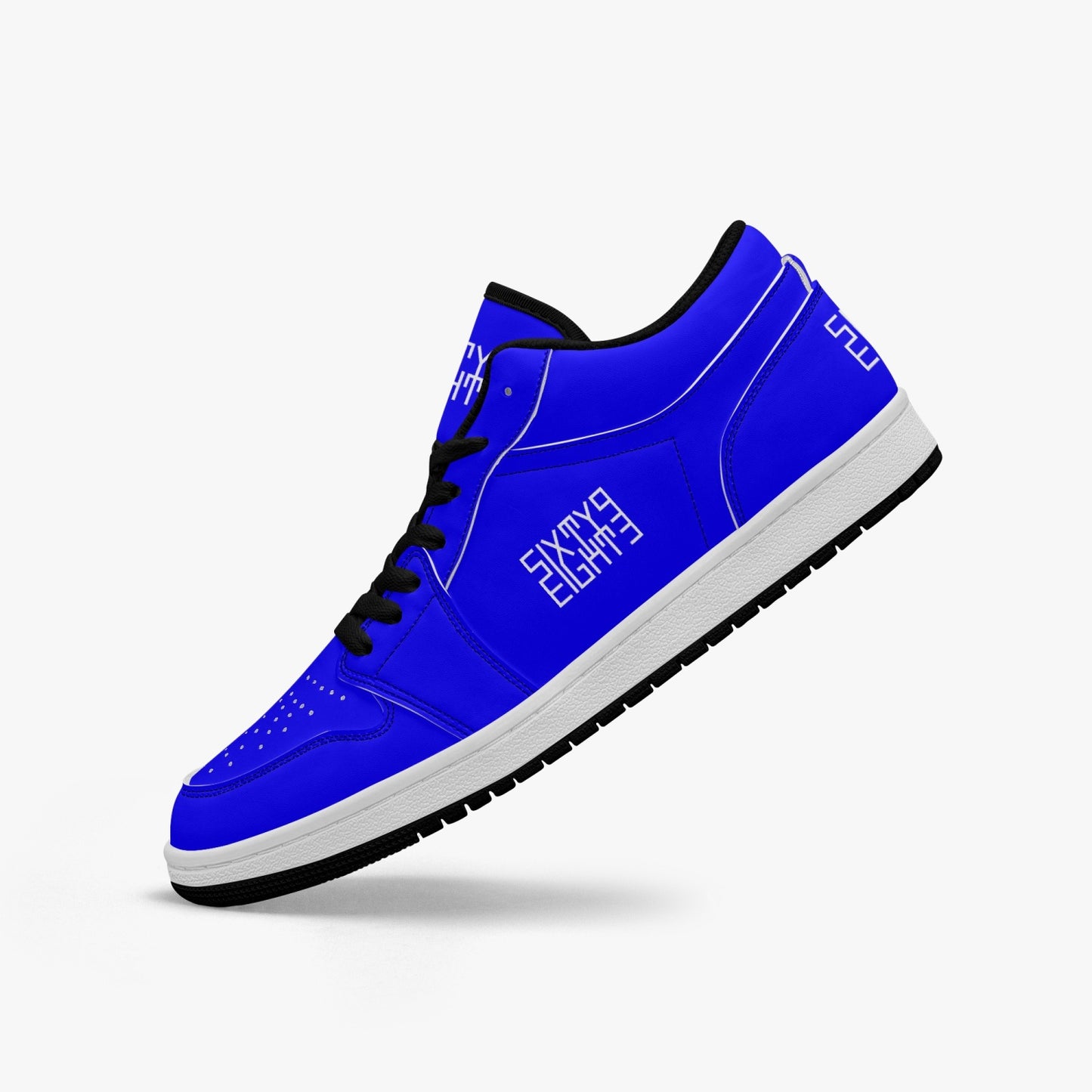 Sixty Eight 93 Logo White Blue SENTLT1 Shoes