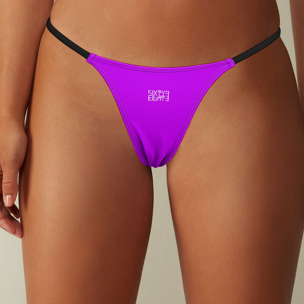 Sixty Eight 93 Logo White Thin Thongs