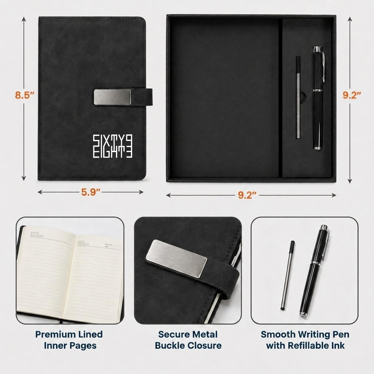 Sixty Eight 93 Notebook Gift Set
